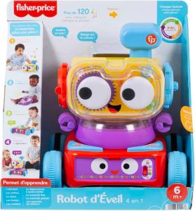 Image Robot d'éveil 4-en-1 Fisher-Price HCK38 - Interactif et Evolutif - dès 6 Mois