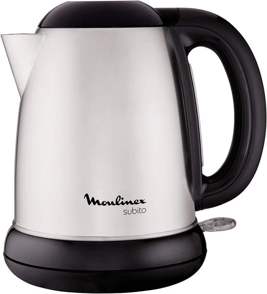 Image Bouilloire Électrique sans Fil Moulinex BY540D10 Subito Inox  1,7L 2400W - Noir