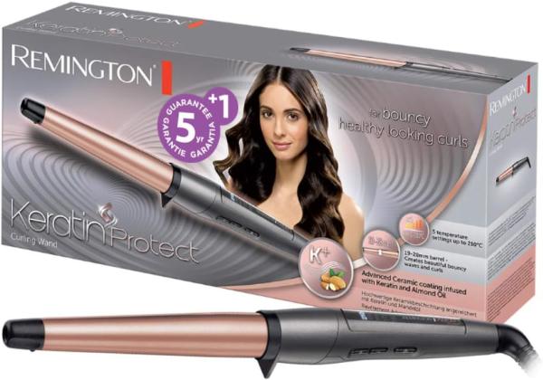 Image Boucleur à cheveux Femme Remington CI83V6 Keratin Protect - Céramique Premium, Contrôle Température