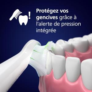 Image Brosse à dents électrique Philips HX7110/02 Sonicare 5500 EasyStart - SmarTimer et BrushPacer, Blanc