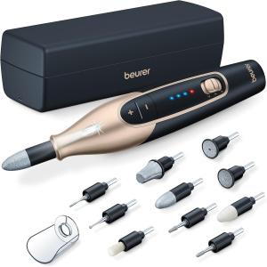 Image Ponceuse Ongles Beurer MP 84 Special Edition - 10 embouts + étui de rangement pour la manucure et pédicure