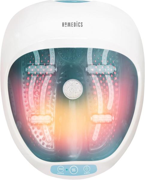 Image Bain a remous HoMedics Deluxe Foot Spa - Massage des pieds, maintien de la chaleur, Active la circulation sanguine