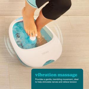 Image Bain a remous HoMedics Deluxe Foot Spa - Massage des pieds, maintien de la chaleur, Active la circulation sanguine
