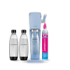 Image Sodastream Art Pack Fraîcheur - Machine à eau pétillante + Lot 2 bouteilles Fuse + Bouteille Fuse 1L + Recharge de CO2 à clipser Quick Connect - Blanc, Rouge ou Bleu