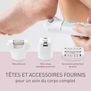 Image Épilateur Femme Panasonic ES-EY70-G503 Wet et Dry - Tête Flexible Pivotante 90° - Double Disque - Vert