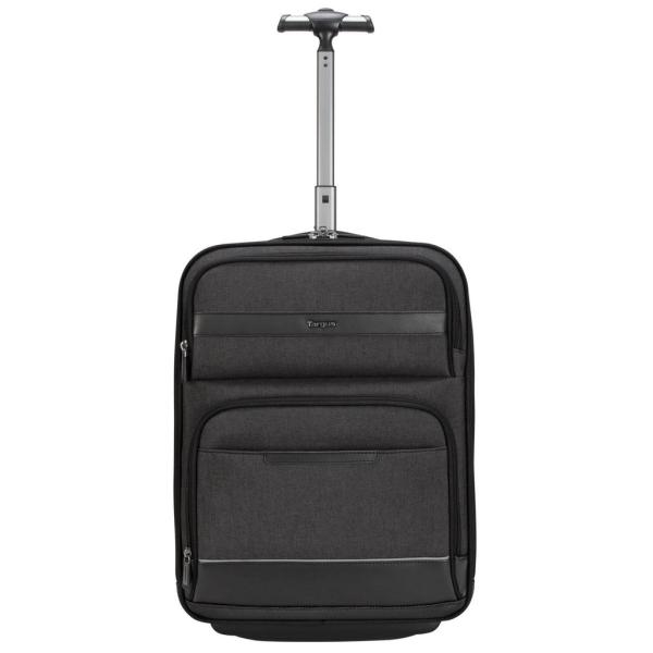 Image Valise PC Portable 12 à 15,6" Targus TBR038GL CitySmart Compact - Etui SafePort - Sac Cabine à Roulettes - Noir/Gris
