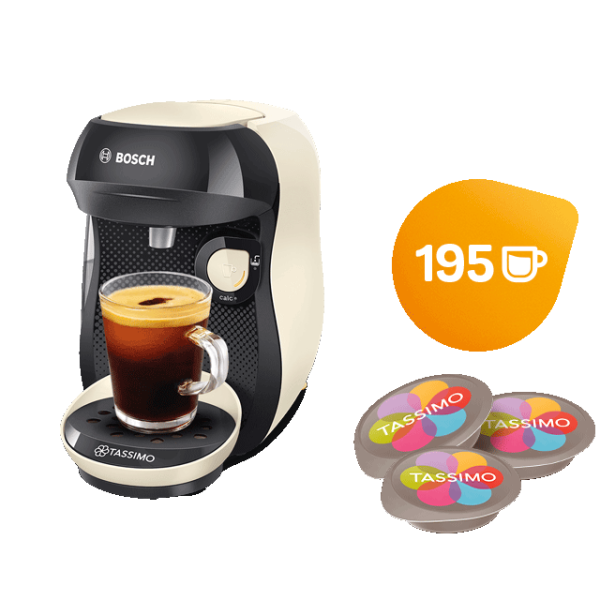 Image Machine Tassimo Happy, Style ou Vivy OFFERTE dès 12 paquets achetés + Bon d'achat de 20€ (2 x 10€ crédits de café)