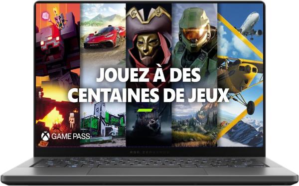 Image PC 14" Oled ASUS ROG Zephyrus G14 GA403UV-Q80W (Ryzen, 16Go RAM, RTX 4060, 1To NVMe)