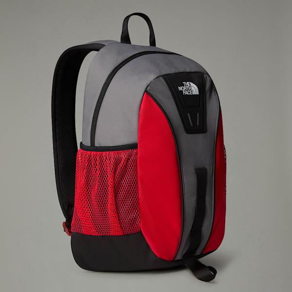 Image The North Face Y2K NF0A87GG Smoked Pearl-TNF Red - Sac à dos Homme - Multicolore - Finition DWR - 20L -  45 cm x 30 cm x 18 cm