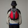 Image The North Face Y2K NF0A87GG Smoked Pearl-TNF Red - Sac à dos Homme - Multicolore - Finition DWR - 20L -  45 cm x 30 cm x 18 cm