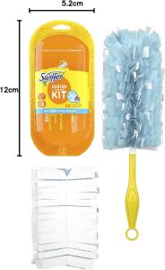 Image Kit Dépoussiérant Swiffer Duster Staubmagnet Attrape & Retient - Manche et 5 Recharges