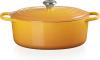 Image Cocotte Le Creuset 21178316724430 - Fonte Émaillée Signature avec Couvercle, Ø31cm, Ovale, 6.3 L, 5.705 kg, Nectar