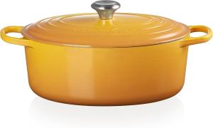 Image Cocotte Le Creuset 21178316724430 - Fonte Émaillée Signature avec Couvercle, Ø31cm, Ovale, 6.3 L, 5.705 kg, Nectar