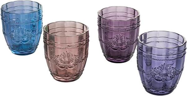 Image Pack de 4 verres à eau Villa d’Este Home Tivoli Syrah Provence - 265 ml - Nuances de couleur poétiques