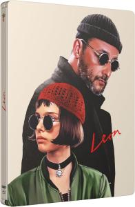 Image SteelBook-4K Léon - Boitier Édition limitée - Blu-Ray Ultra HD - Film cinéma et Version Longue -Jean Reno, Luc Besson