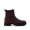 Image Toms Bennet - Bottes Chelsea Femme - Cuir Résistant à l'eau - Intérieur Fausse Fourrure - Blackberry ou Nubuck