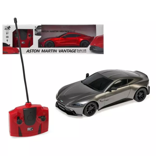 Image Atosa Pack Aston Martin Vantage - Voitures Radiocommandées - Echelle 1/18 - Jouet Enfant - Rouge et Argenté