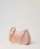 Image Twinset Mini Sac Femme en Satin avec Strass All-Over et Oval T - 242TL803A - Rose « Peachy Keen »