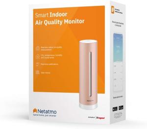 Image Capteur Intérieur Connecté Netatmo NHC-EC Home Coach - Qualité de l'Air, Température, Humidité et CO2, Alerte Automatique et Recommandation
