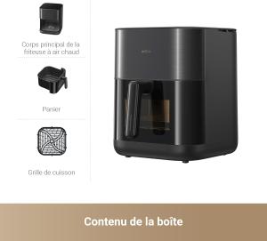 Image AirFryer Mova AeroChef FD10Pro - Friteuse à air chaud, Effet Croustillant Rapide - 6L - 50C-230 C, 11 Modes Préréglés