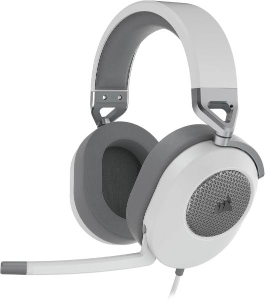 Image Casque de Jeu Filaire CORSAIR HS65 - Multiplateforme - Son Surround Dolby 7.1 - SonarWorks SoundID - Blanc