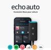 Image Amazon Echo Auto - Nouvelle génération - Ajoute l'Assistant Vocal Alexa à Votre Voiture - Design Compact - 5 Micro