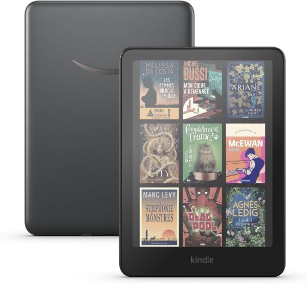 Image Liseuse 7" Amazon Kindle Colorsoft Signature Edition - 32Go - Affichage Couleur - Eclairage avant automatique, charge sans fil