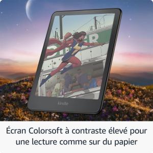 Image Liseuse 7" Amazon Kindle Colorsoft Signature Edition - 32Go - Affichage Couleur - Eclairage avant automatique, charge sans fil
