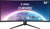 Image Écran PC 34" Incurvé Gamer MSI MAG342CQR Optix - Dalle VA, 3440x1440, 144Hz / 1ms, Adaptive Sync, HDR Ready - Noir