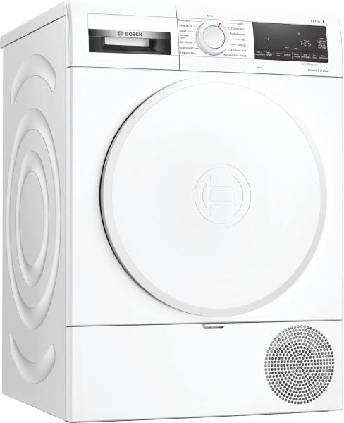 Image Sèche linge Bosch WQG233D0FR Série 6 Pompe à chaleur - 8kg - 112 L - Design Anti Vibration - Blanc - CE A+++