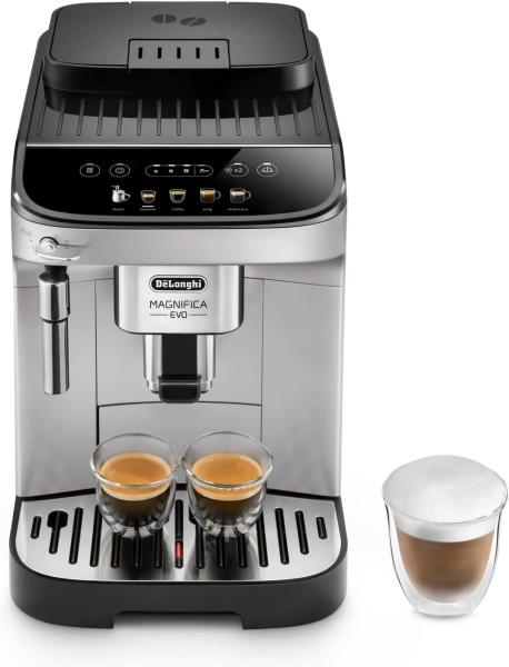 Image Machine a Café Grain De'Longhi Magnifica Evo ECAM292.33.SB - Expresso et Cappucino, Argent
