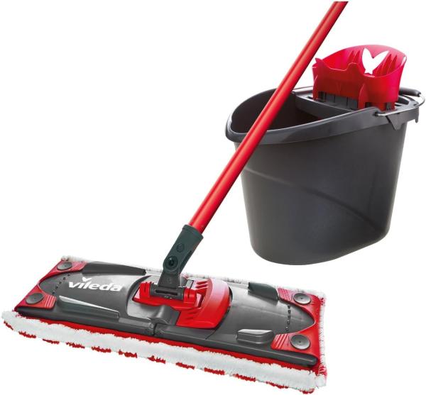 Image Kit Complet Vileda Utramax Love it Clean - Balai et Seau-essoreur Housse en Microfibre
