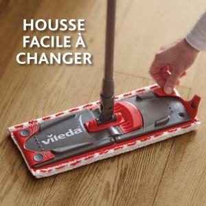 Image Kit Complet Vileda Utramax Love it Clean - Balai et Seau-essoreur Housse en Microfibre