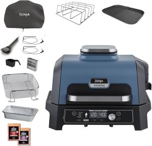 Image Barbecue Électrique & Fumoir Ninja OG901EUAMZ Woodfire Pro Connect XL - 7-en-1 - Contrôle via Application