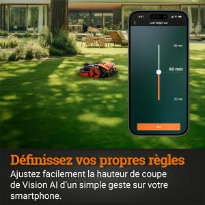 Image Robot Tondeuse à Gazon WORX WR208E.1 LANDROID - Vision 800 m² - Caméra 4K + IA Adaptative