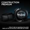 Image Casque de Gaming Filaire Logitech G Pro X SE - Microphone détachable - DTS: X 7.1 - Noir