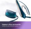 Image Centrale Vapeur Philips GC7844/20 PerfectCare Compact Plus - 2400W, 400g, Pression de 6,5 bars, Technologie OptimalTEMP - Bleu/Blanc