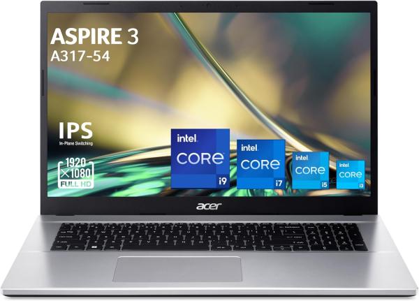 Image PC Portable 17,3" FHD Acer A317-54-54DZ Aspire 3 (i5, RAM 16Go, SSD 512Go, Win 11) - AZERTY
