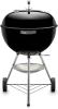 Image Barbecue à Charbon Weber 1341504 Classic Kettle - Thermomètre Intégré - Pieds et Roues - Vasque en Porcelaine Émaillée - Noir