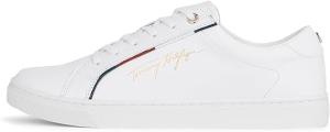 Image Baskets Femme Tommy Hilfiger Signature Semelle Cuvette - Blanc