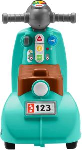 Image Porteur Enfant Scooter Fisher-Price HMV76 - Jouet Éveil Progressif - Poids Max. 25 kg