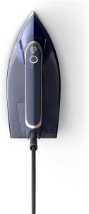 Image Fer à Repasser Vapeur Philips DST8050/20 Azur 8000 Series - Effet Pressing - Technologie OptimalTEMP, Semelle SteamGlide Elite, Bleu Foncé