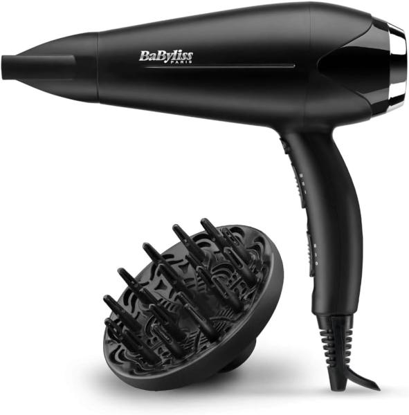 Image Sèche-cheveux Femme BaByliss D572DE Turbo Smooth 2200 ionique antifrisottis et technologie céramique - Noir