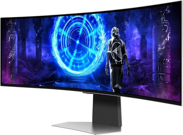 Image Ecran PC 49" Incurvé Samsung Odyssey OLED G9 240Hz, Sans Reflet, 0.03ms - Compatible G-Sync,Smart, HDMI, DisplayPort, Pied ajustable