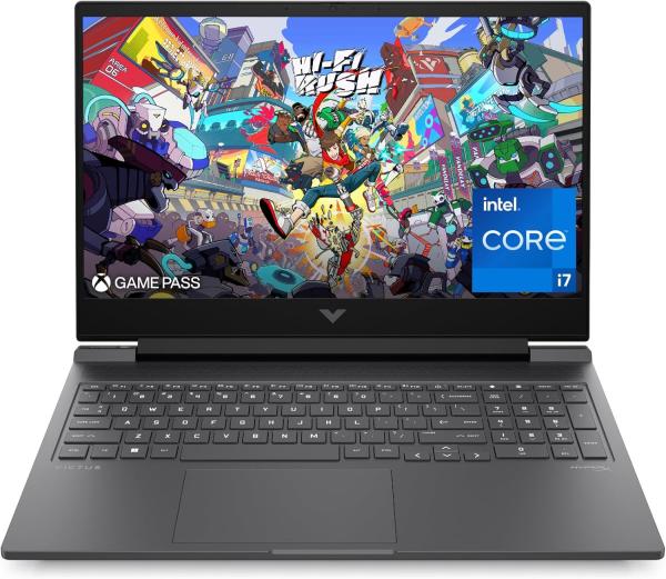 Image PC Portable 16,1" FHD HP A2MX3EA Victus (i7, RAM 16Go, SSD 512Go, RTX 4070 8GB, Win 11) - AZERTY - Argent mica