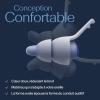 Image Bouchons d’Oreilles Alpine SleepDeep - Forme Ovale - Gel Anti Bruit Intégré - Taille M/L