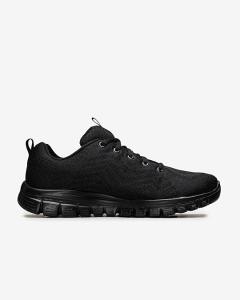 Image Sneakers Basses Femme - Skechers Graceful Get Connected - Memory Foam - Skech Knit - Noir - Taille 35 à 42