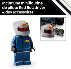 Image Speed Champions LEGO 77243 - Voiture F1 Oracle Red Bull Racing RB20 + Minifigurine Collector de Pilote - 251 Pièces