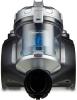 Image Aspirateur sans Sac Amazon Basics 15KC-71EU4 A Cylindre - Puissant pour Sols Durs et Tapis - 700W - Filtre Hepa - 1,5 L, Noir/Bleu