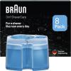 Image Lot de 8 Recharges Braun - Cartouche De Nettoyage De Rasoir Electrique
